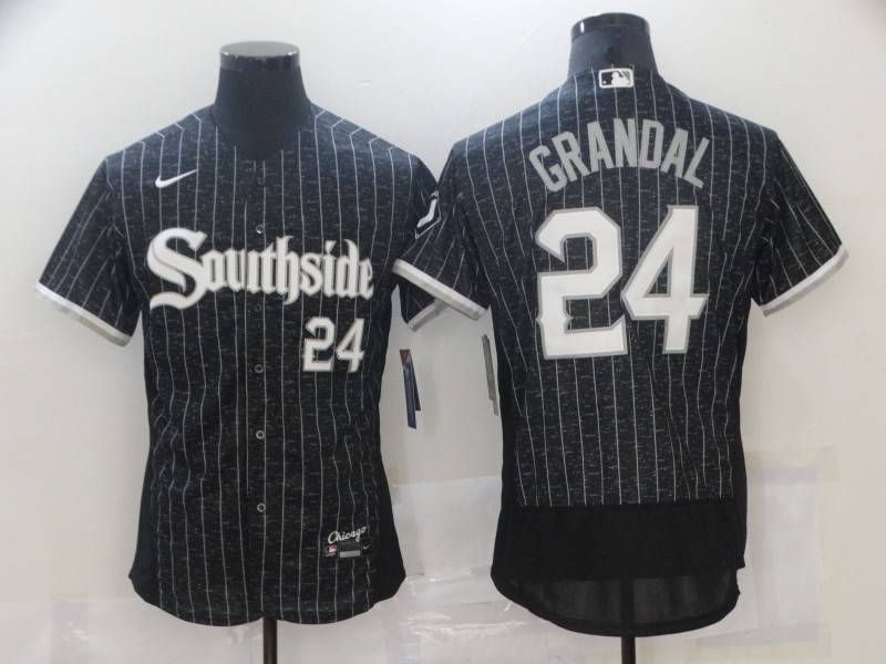 White Sox 24 Yasmani Grandal Black 2021 City Connect Flexbase Jersey,We sell and wholesale White Sox 24 Yasmani Grandal Black 2021 City Connect Flexbase Jersey on line form chian!